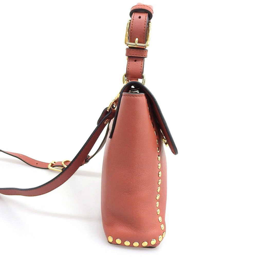 MARNI Brown Leather Shoulder Bag - Picture 3 of 8